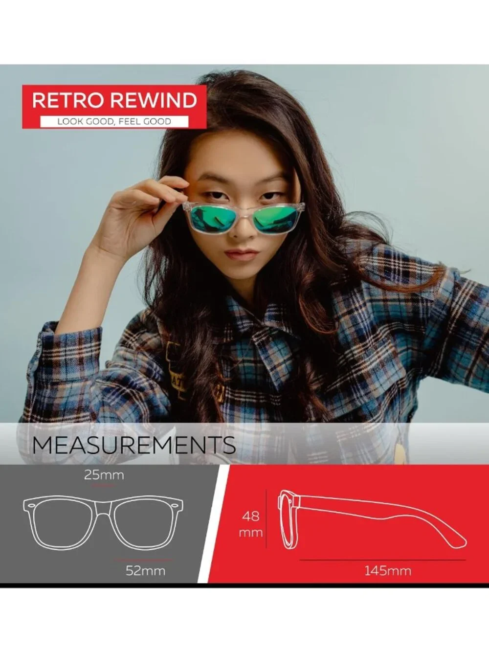 Colorful Neon 80s Mirrored Sunglasses | Retro Translucent Frame for Men & Women